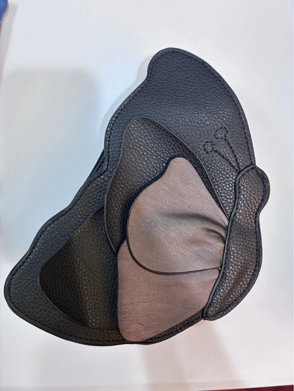 Black butterfly Crossbody Bag with Silver Chain Strap